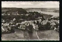 x09413; Hitzacker (Elbe) Blick auf Weinberg und Jeetzelmündung.