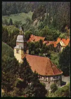 x09598; Wildemann. Oberharz. Blick auf die Kirche.