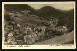 x09648; Sieber im Harz. Blick vom oberen Promenadenweg.