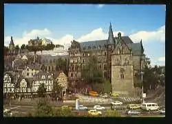 x09777; Marburg/Lahn mit Universität und Schloss.