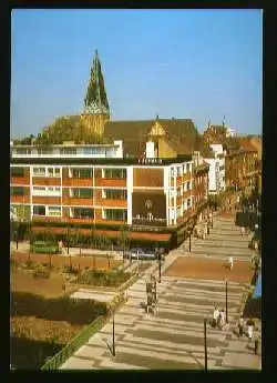 x09851; BOCHOLT. Blick in die Neustraße und auf St. Georg.