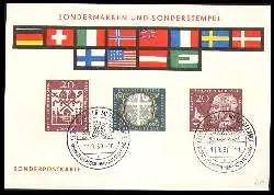 x09946; Sonderpostkarte. Hannover Messe 1960. Werkzeugmaschinenausstellung.