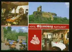 x10077; Brodenbach/Mosel. Burg Restaurant Hotel EHRENBURG.