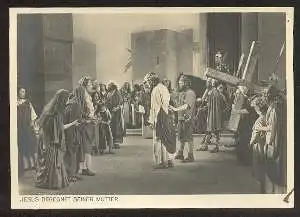 x10508; Oberammergau. Jubiläums Passionsspiele 1934: Jesus begegnet seiner Mutter.