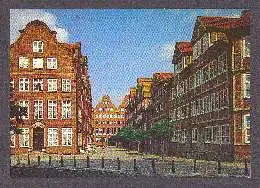 x10601; Hamburg. Alt Hamburger Bürgerhäuser in der Peterstrasse.