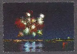 x10634; Hamburg. Feuerwerk über der Außenalster.