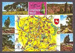 x10729; Lüneburger Heide. Gruss aus.