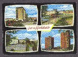 x10813; Hamburg. Harksheide, Rathaus, Sportlerheim, Stonsdorferei.