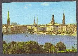 x10848; Hamburg. Binnenalster und City.