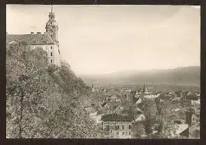 x10875; Rudolstadt. Heidecksburg mit Blick auf die Stadt.