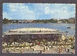 x10893; Hamburg. Alsterpavillon und Binnenalster.