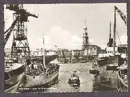 x10948; Hamburg. Hafen mit Michaeliskirche.