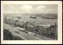 x11341; Hamburg. St Pauli. Landungsbrücke von der Navigationsschule).