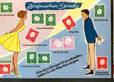 x11540; Briefmarken Sprache.
