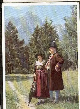 x11562; Reichsgau Kärnten. Tracht. Lienzer Schütze mit Marketenderin.