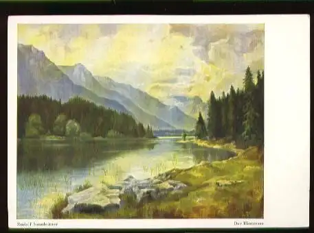 x11617; Sonnleitner R. Der Hintersee bei Berchtesgaden.