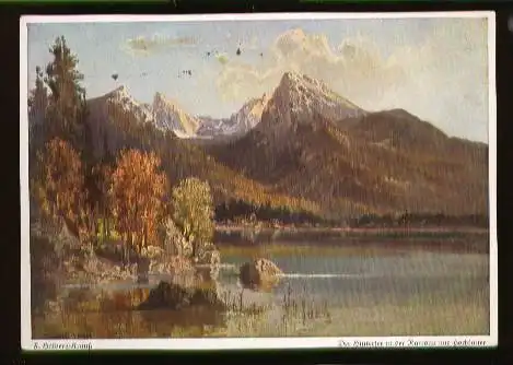 x11619; Hallberg Kraus F. Oberbayerische Seen. Der Hintersee..