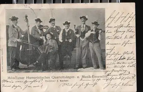 x11635; Münchener Humoristisches Quartettsänger u. Musik Ensemble.