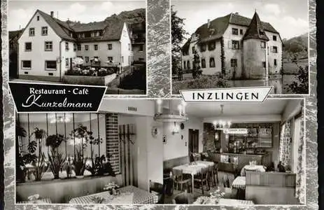 x11674; Inzlingen. Restaurantkaffee Kunzelmann.