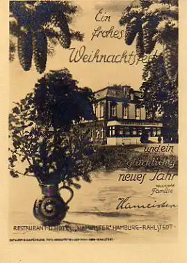 x11943; Hamburg Rahlstedt. Restaurant Hotel Hameister