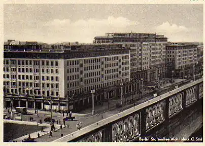 x11972; Berlin. Stalinallee. Wohnblock C Süd