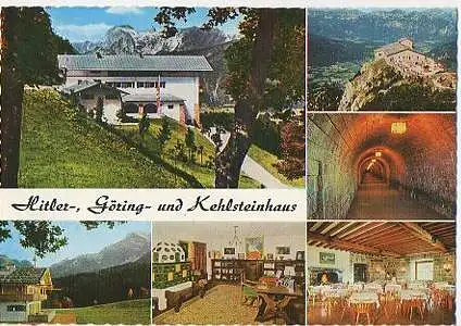 x12101 Hitler, Gering und Kehlsteinhaus.