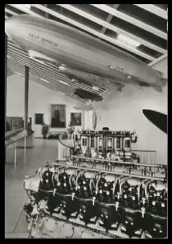 x12250; Zeppelin Abteilung des. Städt. Bodensee Museums Friedrichshafen eröffnet am 6. August 1960.