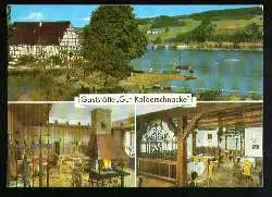 x12272; Listertalsperre. Sauerland. Gaststätte ,Gut Kalberschnacke Inh. E. u. W. Weidner.