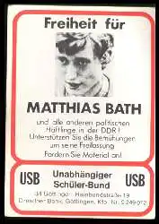 x12514; Freiheit für Matthias Bath.