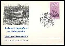 x12873; Karlsruhe 1968. Deutsche Therapie Woche und Heilmittel Ausstellung. Keine AK.
