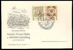 x12875; Karlsruhe 1959. Deutsche Therapie Woche und Heilmittel Ausstellung. Keine AK.