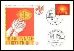 x12882; Stuttgart 1969. x14 Deutscher Evangelischer Kirchentag. Hungern nach Gerechtigkeit. Keine AK.