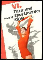 x12906; VI. Turn und Sportfest der DDR, Leipzig 1977.