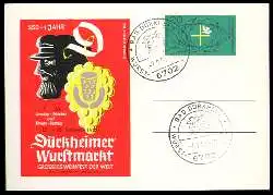 x12916; Bad Dürkheim 1968. Dürkheimer Wurstmarkt. Keine AK.