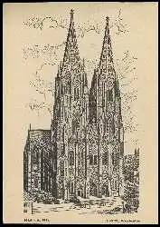 x12951; Köln. Dom. Westseite.