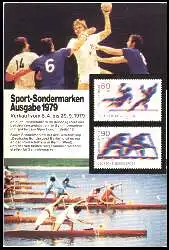 x12964; Sport Sondermarken Ausgabe 1979.