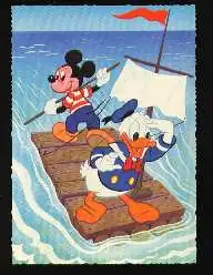 x13022; Walt Disney Productions. Mickey mit Donald.