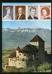 x13065; Liechtenstein. Fürstentum. Schloss Vaduz.