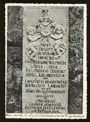 x13193; Hann. Münden. Dr. Eisenbarts Grabdenkmal an der St. Aegidienkirche.