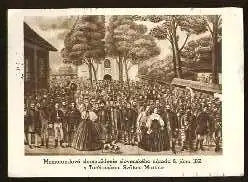 x13244; Memorandove shromazdenie slovenskeho naroda 6. juna 1861 v Turcianskom Svätom Martine.