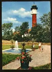 x13256; Wangerooge. Hindenburgplatz mit Leuchtturm.