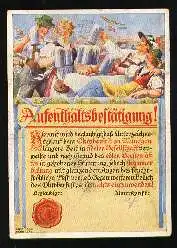 x13296; Aufenthaltsbestätigung! Oktoberfest.