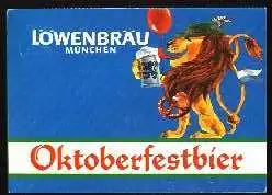 x13298; München. Löwenbräu. Oktoberfestbier.