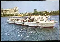 x13447; Hamburg. Alsterschifffahrt. Alster Rundfahrt.