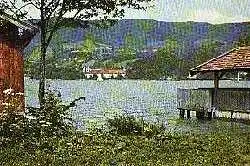 x13612; Tegernsee. Blick auf das Schloss Tegernsee.