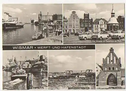 x13698; Wismar. Werf und Hafenstadt.