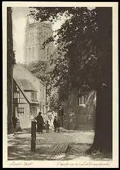 x13871; Münster. Spiegelturm mit Liebfrauenkirche.