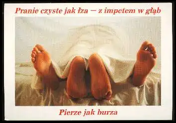 x13986; Pranie czyste jak lza z impetem w glab. Pierze jak burza.