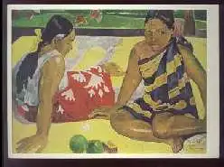 x14054; Paul Gauguin. Zwei Frauen von Tahiti.