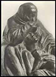 x14104; Käthe Kollwitz. Pieta, Bronze.